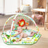 Mat,Tummy 6 0-12 lulunemo Baby Play Time Mat with Detachable Toys-Activity Gym for Visual, Auditory & Motor