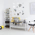 Tenare 14 Pcs Dog Paw Print Mirror Stickers - Removable Acrylic Wall Decors for Bathroom, Living Room, Bedroom Art