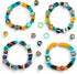 Rainbow Loom Beadmoji 4 Pack Bundle: Besties, Good Vibes, Sweets, Trendy - 4 Rubber Band DIY Charm Kits