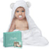 MINIBOO Hooded Baby Towels for Newborn - Super Soft Baby Bath Towels