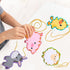 10 Pieces Kids Farm Animal Lacing Cards, Double Sided Cardboard Sewing Games for Imagination Education