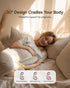 cozyyeah Pregnancy Wedge Pillow for Sleeping, Adjustable Maternity Pillow for Side Sleepers, Supports Back, Belly