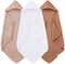Sunny zzzZZ Muslin Hooded Baby Bath Towels - 3 Pack 100% Cotton