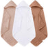 Sunny zzzZZ Muslin Hooded Baby Bath Towels - 3 Pack 100% Cotton