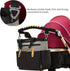 Diaper Bag Tote with Changing Pad and Stroller Bag, Baby Travel Diaper Tote for Mom and Dad,Shoulder Handbag Black