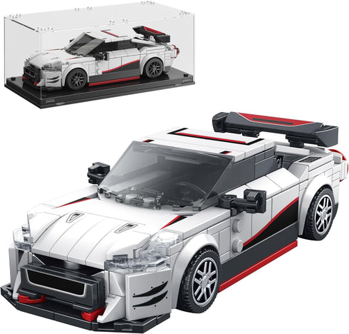 TYCOLE Super Sports Car Building Block Set with Display Case, Speed Race Cars