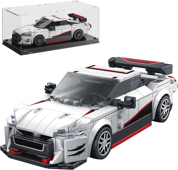 TYCOLE Super Sports Car Building Block Set with Display Case, Speed Race Cars