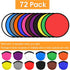 Mototo Foldable Flying Disc Fans with Bag, DIY Creative Handheld Fabric Fan for Fun Party Favors and Outdoor Activities