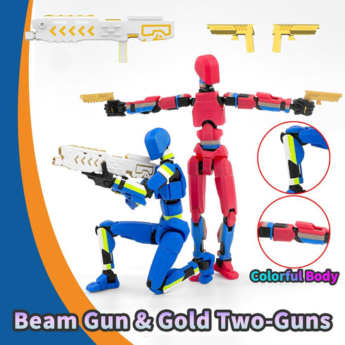 Falandi 5-Pack 13 13 Set 3D Dummy 13 Dummy 13 13 Titan Action Figure Already Assembled, Multi-Colored Titan Action