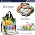 PaChyLuu Backpack, Sunset Diaper Bag Multifunction Travel Bag for Moms Dads, Baby Changing Bag with Insulted Pockets