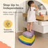 Non-Slip Stepping Stones for Kids, 6 Pcs Macaron Balance River Stones for Indoor & Outdoor Obstacle Courses, Sensory