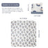 Set Sets DRESHOW BQUBO Cotton Baby Swaddle Hat Newborn Infant Receiving Blankets with Bear Ears Hat Wooden Birth
