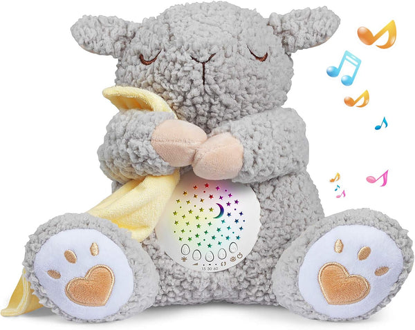 BEREST Rechargeable Baby Sleep Soother, Mom's Heartbeat Babies Cry Sensor Lullabies &