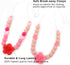 Jissoo 2Pcs Breastfeeding Necklaces - Silicone Sensory Necklace for New Moms,Emotional Calming Supplies,Newborn Nursing
