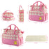5 Set Mummy Pcs Multifunctional Baby Changing Diaper Nappy Bag, Maternity Handbag, Portable Nappy Basket Storage