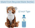 12 inches The Petting Zoo Tiger Stuffed Animal Plushie, Gifts for Kids, Wild Onez Zoo Animals, Tiger Plush Toy