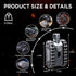 berotok 4-in-1 Metal Fidget Slider Roller Chain Spinner, Heavy Duty Zinc Alloy Haptic Toy, Mechanical ASMR Clicking