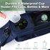 haakaa Universal Stroller Organizer - Bluestone, Single Cup Holder, Stroller Caddy Accessories with Shoulder Strap