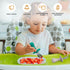 2 Pcs Baby Forks Toddler Forks for Self Feeding, Kids Forks with Silicone Round Handle, Stainless Steel Toddler Utensils Children Safe Silverware Set, Anti-Choke Design, BPA Free by SFCCMM