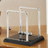UOUVOSTA Newtons Cradle Balance Pendulum Balls, Swinging Kinetic Balls with Black Base, Science Physics Educational