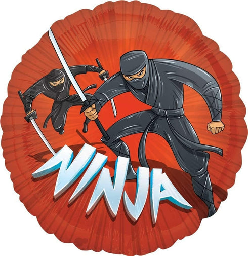 Anagram Stealth Ninja Birthday Party Supplies 5pc Balloon Bouquet Decorations, BQ_4217