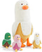 PEACH CAT Banana Duck Plush 1 Mommy 19.7" Banana Duck Stuffed Animal