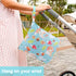 HAIJSEVR 2 Pack Waterproof Wet Bag, Cloth Diaper Wet Dry Bags with Zipper, Washable Travel Bags for Stroller Daycare