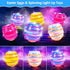 6-Pack 3+ TERRAMUS Easter Eggs Toys, Light Up Easter Basket Stuffers, Lighting, Singing, Spinning Tops, Party Favors