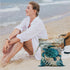 HZMLYDJ 12x10 Inch, Turtle Wet Bags Sea Weed Waterproof Travel Laundry Bags, Shell Washable Reusable Wet Dry Bag