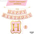 KatchOn Pink Happy Birthday Banner, 10 Feet, NO DIY | Happy Birthday Sign for Backdrop Decorations