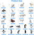26Pcs Arctic Animal Figures - Polar Animal Toys Figurines with Penguins, Arctic Fox, Wolf, Polar Bear for Kids