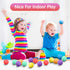 Gejoy 24 Pieces Soft Foam Balls, Lightweight Mini Balls for Safe Indoor Toys, Birthday Party Favors for Boys and Girls