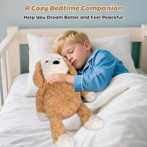 24" 4.5lbs Bobbie & Laxi Weighted Stuffed Animals for Adults & Kids, & Sitting & Laying Dog Plush Toys Pillows
