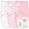 Mama Cheetah Baby Swaddle Blanket, Adjustable Newborn Swaddle Wrap for Infant (0-3