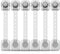 TASSU Child Safety Locks 6-Pack Adjustable Double Lock Baby Proofing Latches for Cabinets,