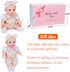 Besurejoy 12'' Playset 4 Bottle,Backpack Set Baby Doll with Outfits,Clothes Hanger,Swaddle