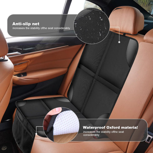 2 Car Seat Protector for Child,Car seat Cover Non-Slip Backing for Child Car Seat, Waterproof Covers for Baby/Pet