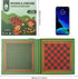 2-in-1 8-12 8-12 Checkers & Reversi Board Game | Magnetic Travel Games for Kids | Plane Activities for Kids Ages |