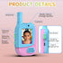 BUKEWIT 2 Pack, 3-12 Video Walkie Talkies for Kids Kids Video Walkie Talkies Rechargeable with Voice Changer & HD
