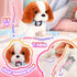 Tagitary Plush Toys Puppy Electronic Toy - Walking and Barking Dogs Interactive Dog Toy for Kids with Leash