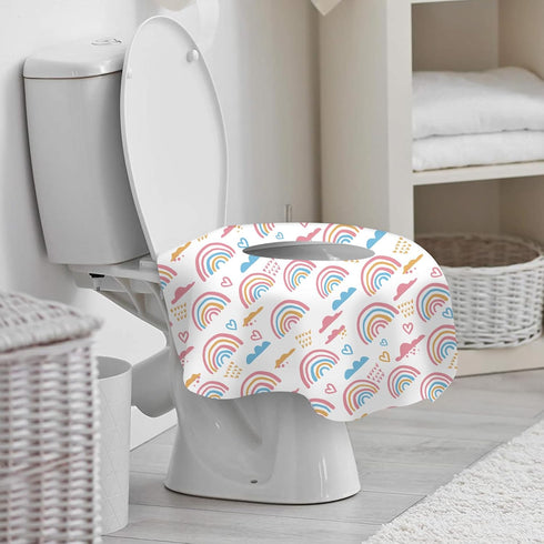 ZHOMA 20 Pack Toilet Seat Covers Disposable for Bathroom, Extra Large XL Size Waterproof Covers for Toddler Potty