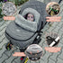 Cozy ACRABROS Car Seat Cover Baby: Winter Infant Carseat Canopy for Boy Girl Newborn, Zipper Peeping Window, Warm Cold