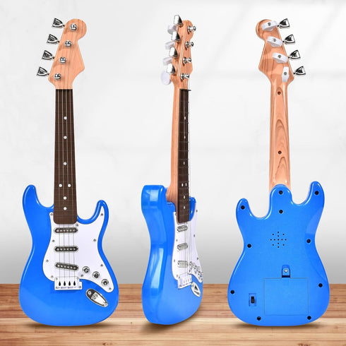 Huang Cheng Toys 16inch Mini Guitar Toy for Kids and Beginners, Electric Guitar with Strap for Toddlers and Boys