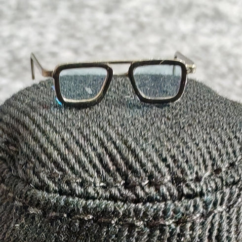 1/12 Scale Eyeglasses for 6-Inch Male Action Figure Body Doll (Blue)