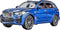 Toy Cars for BMW X5 1/32 Metal Model with Light and Sound, Pull Back Collectible for Children Age 3+ (BLUE)