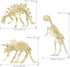NUOLUX 3Pcs 4D Dinosaur Fossil Skeleton Toys