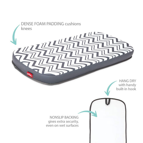 Nuby Padded Bath Knee Rest Mat for Parents, Water Resistant Bathing Support