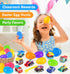 24 Pack Ellinjan Prefilled Easter Eggs with Toys Inside, Pull Back Cars Easter Eggs with Construction Vehicles, Easter