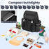 COOLREX Backpack 14L) Diaper Bag with Changing Pad, Pacifier Case & Stroller Straps (Black