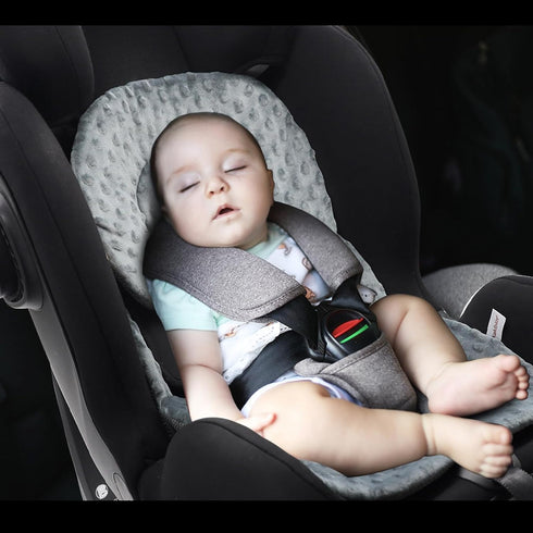 KAKIBLIN 2-in-1 Reversible Infant Car Seat Insert, Soft Baby Car Seat Cushion for Newborn, Stroller, Bouncer